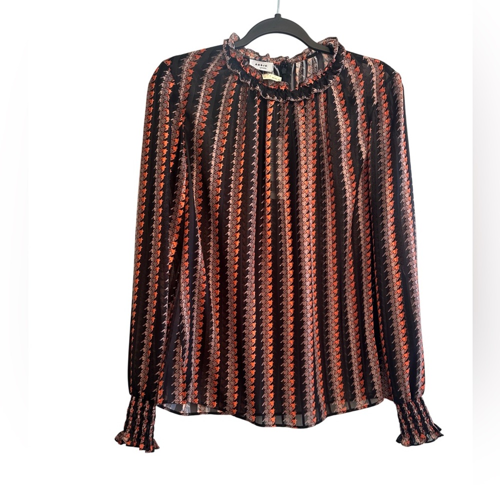 Akris Punto geometric blouse